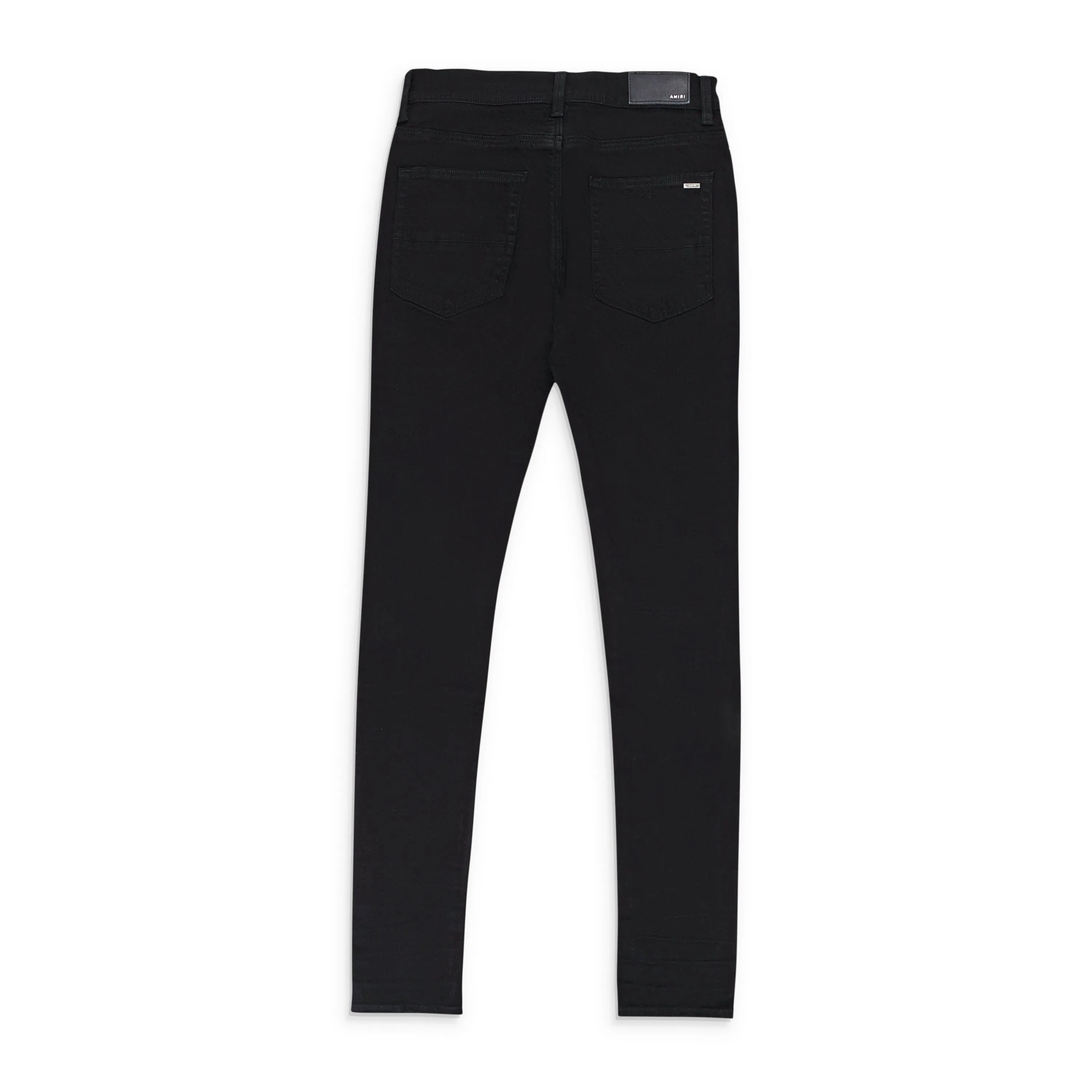 AMIRI MX1 ULTRA SUEDE BUTTON FLY SKINNY JEANS