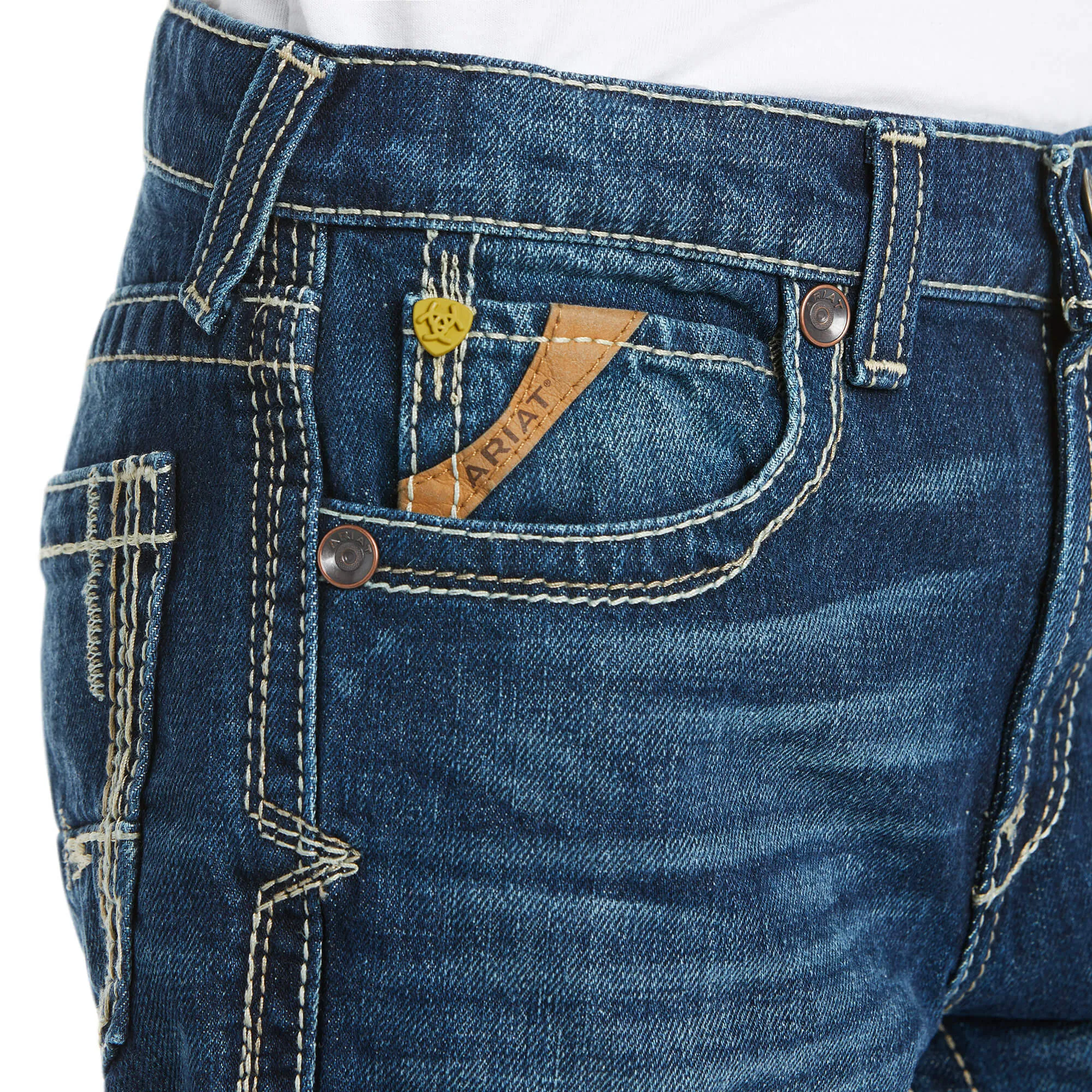 ARIAT Boy's B5 Slim Boundary Stackable Straight Leg Jean 10018338