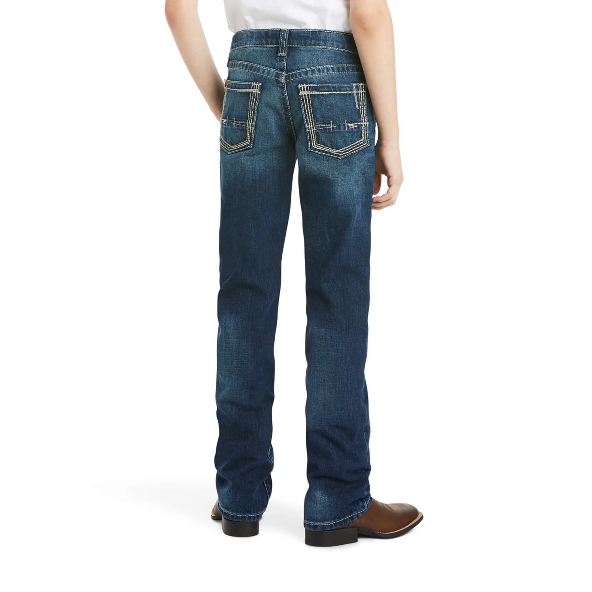 ARIAT Boy's B5 Slim Boundary Stackable Straight Leg Jean 10018338