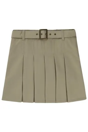 Belt Pleated Scooter