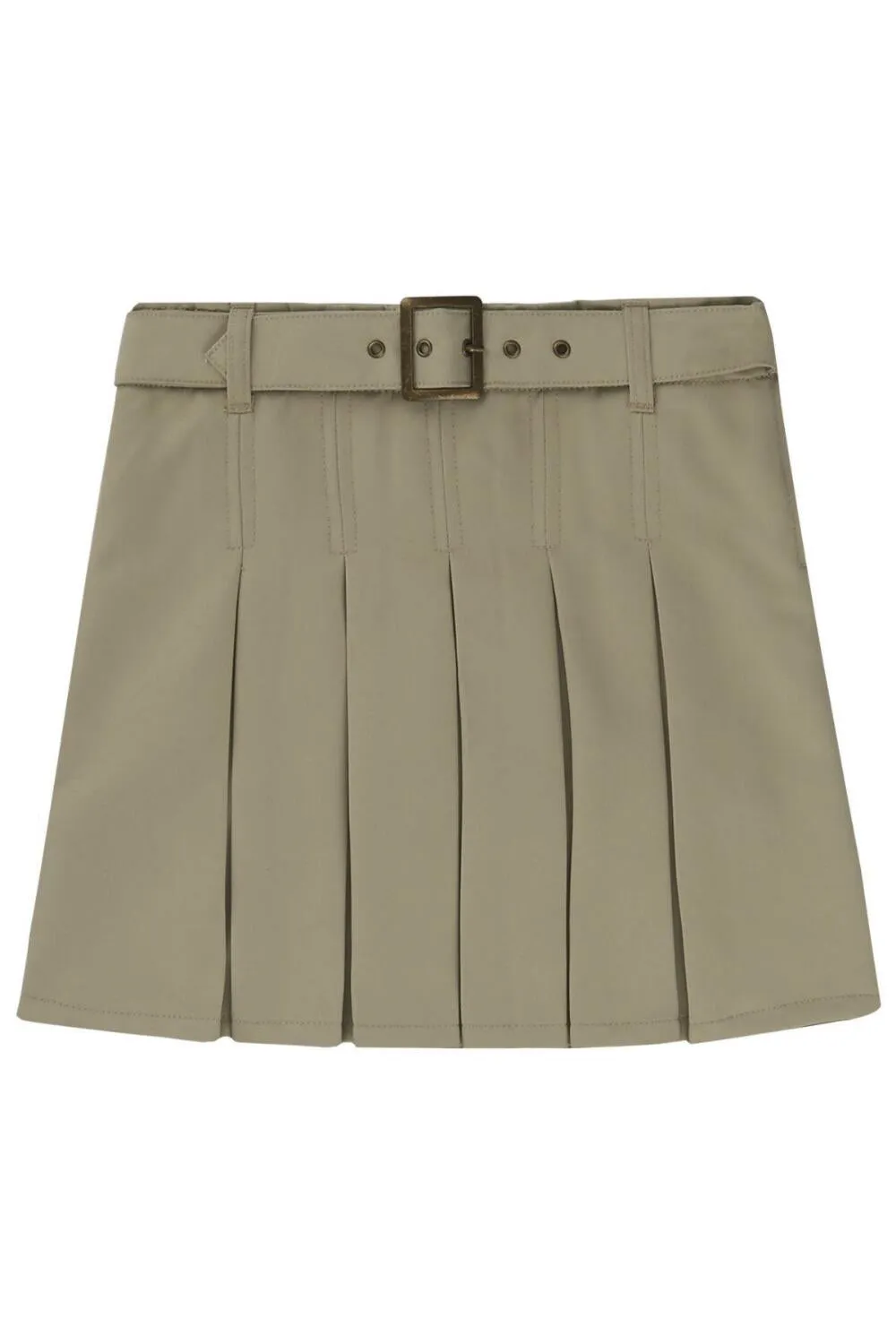 Belt Pleated Scooter