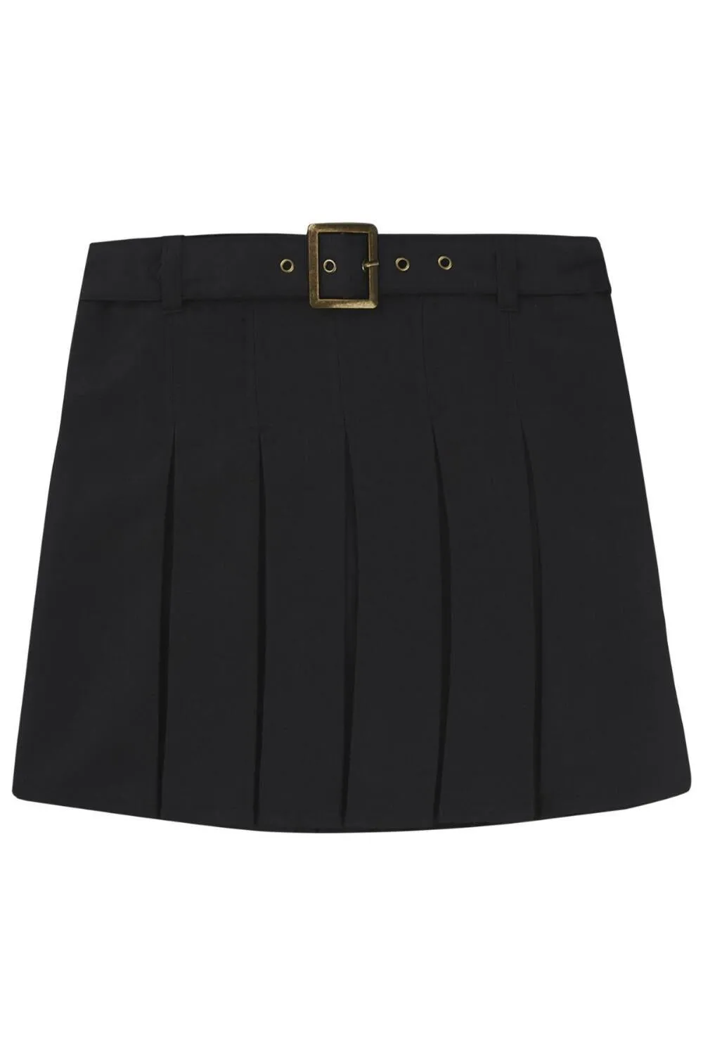 Belt Pleated Scooter
