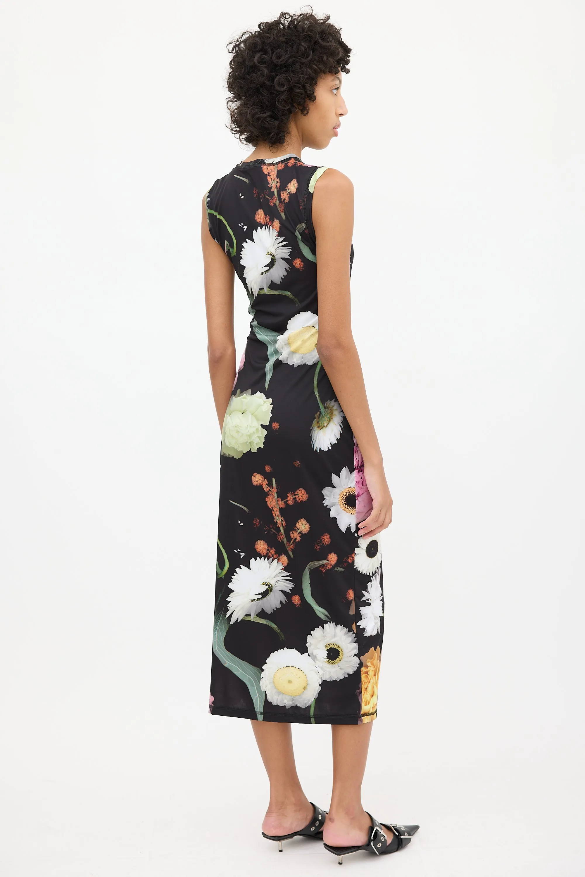 Black & Multi Floral SGDanya Dress