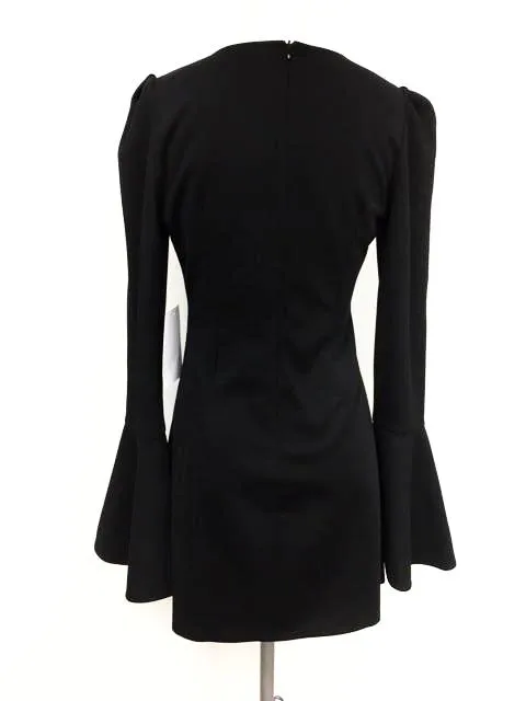 Black Bell Sleeve Dress