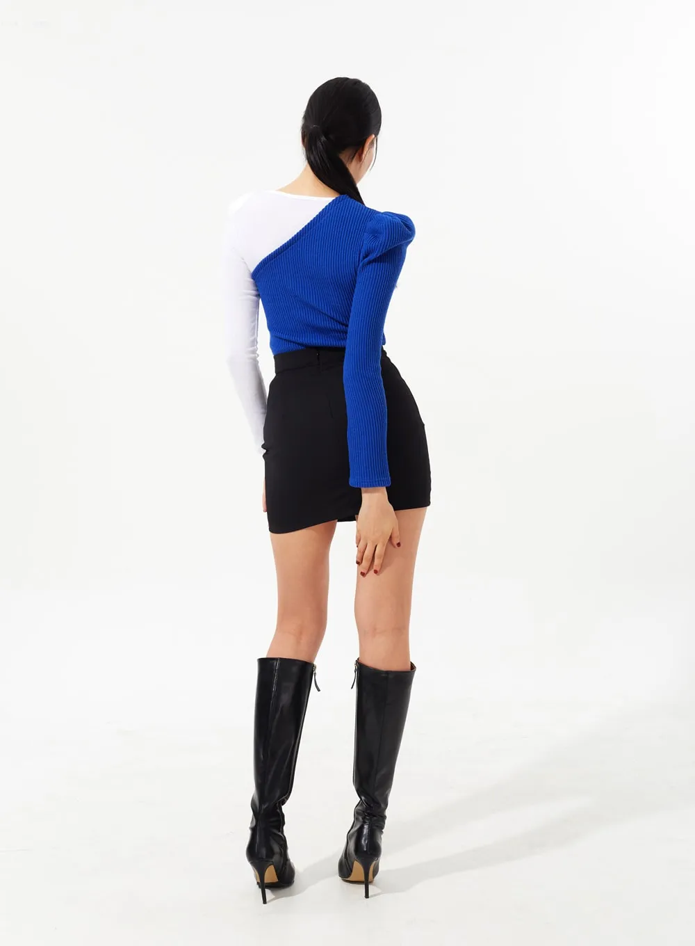 Button Mini Skirt IM323