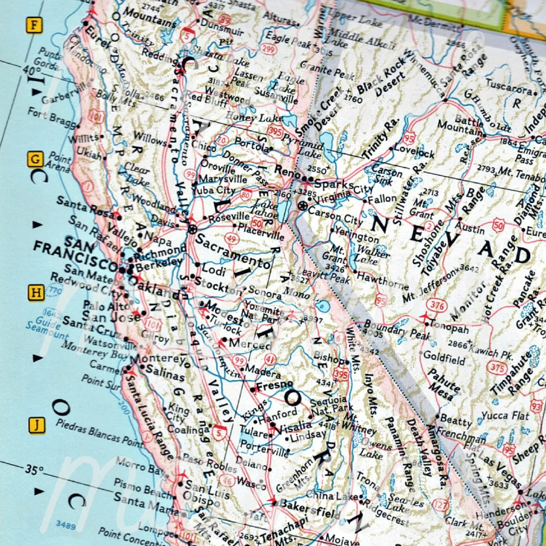 California Mapkins