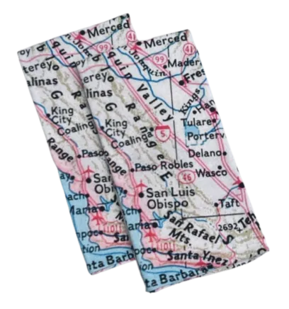 California Mapkins