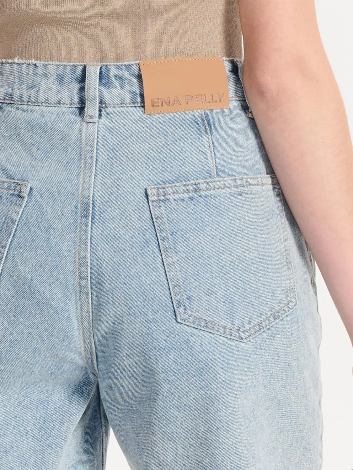 Charley Denim Bermuda Short - Mid Blue Wash