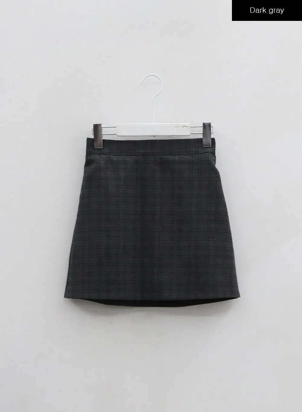 Check Pattern Mini Skirt BO25