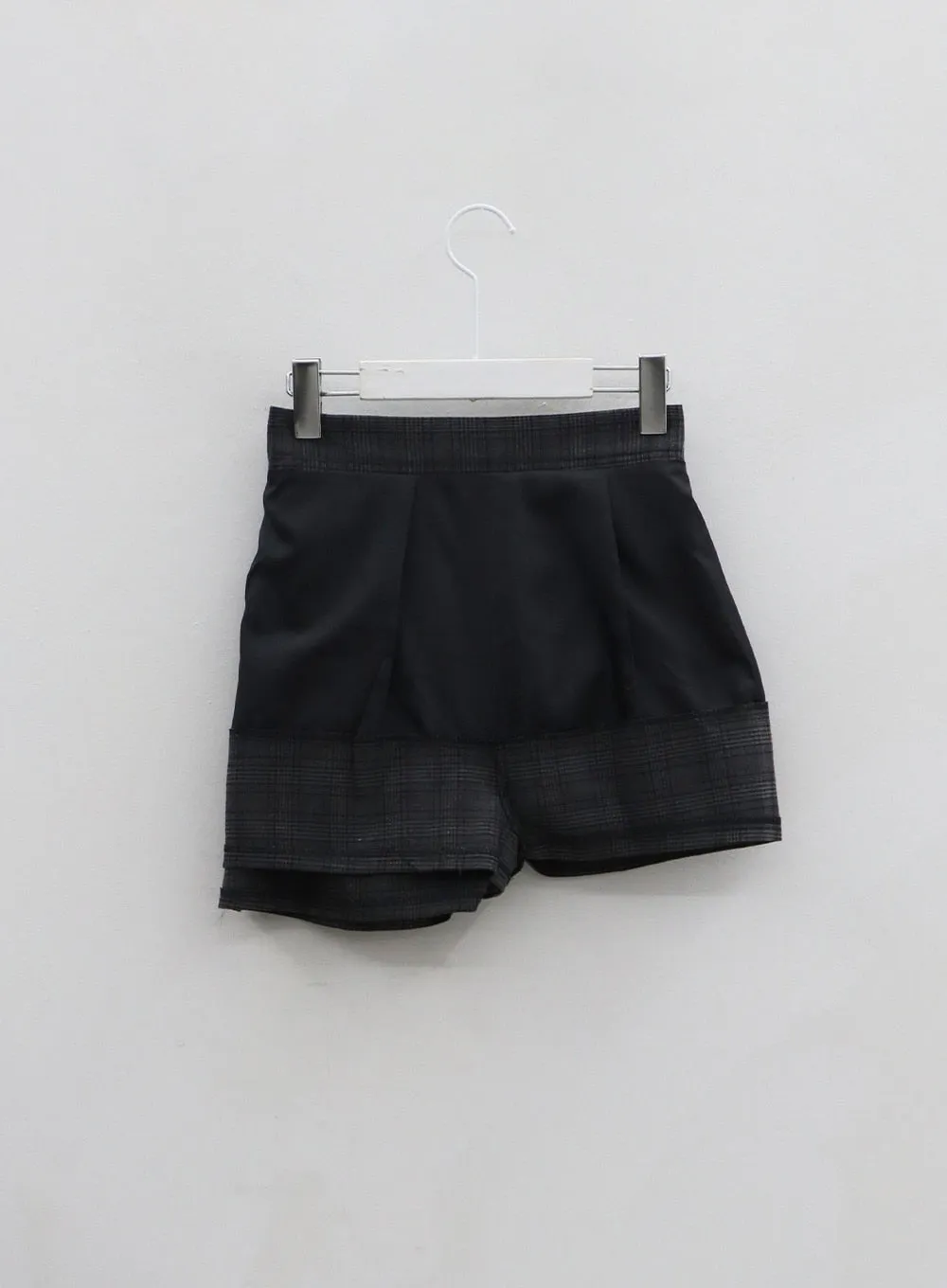 Check Pattern Mini Skirt BO25