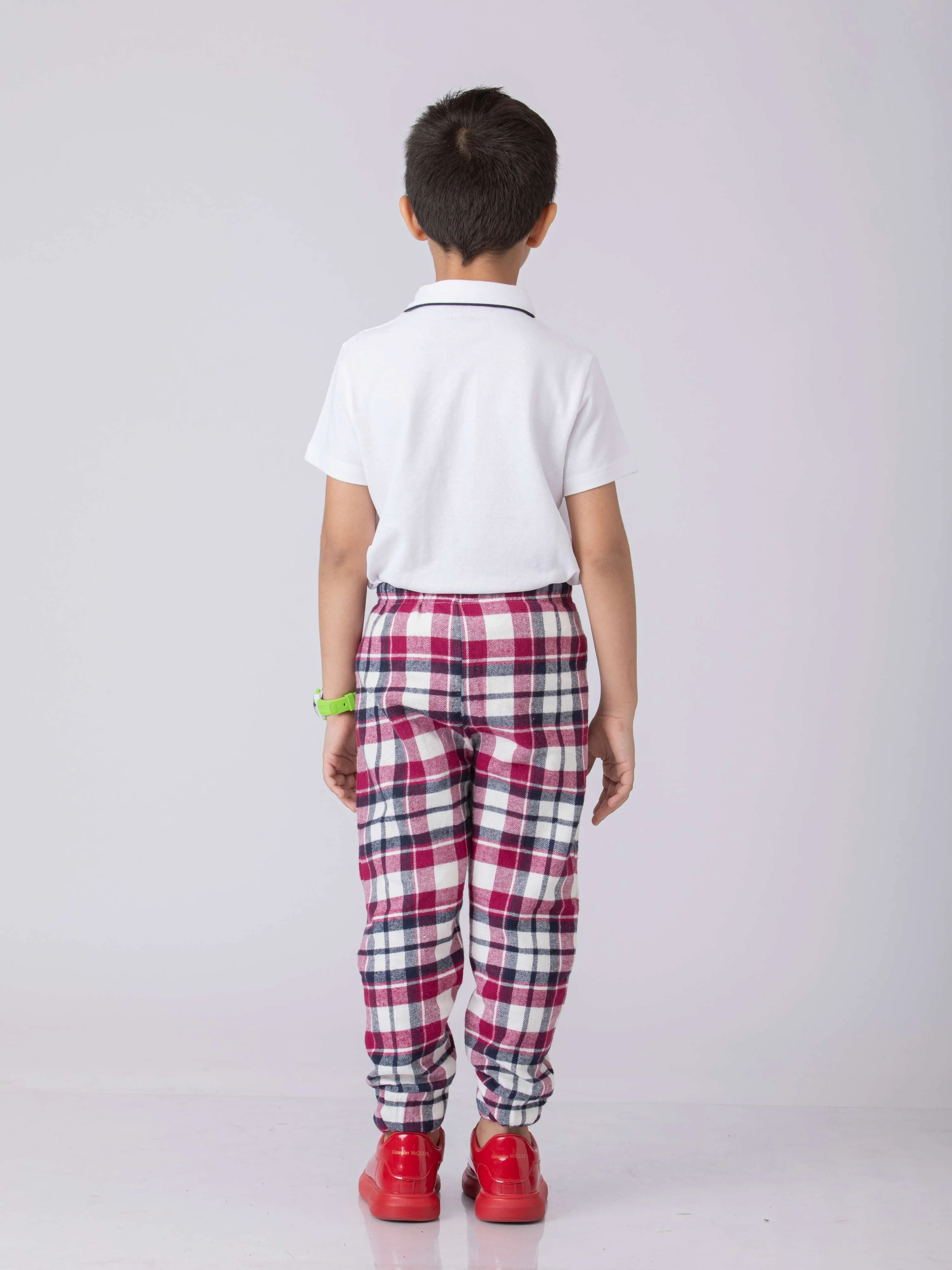Classic Stripes Boys Cotton Joggers