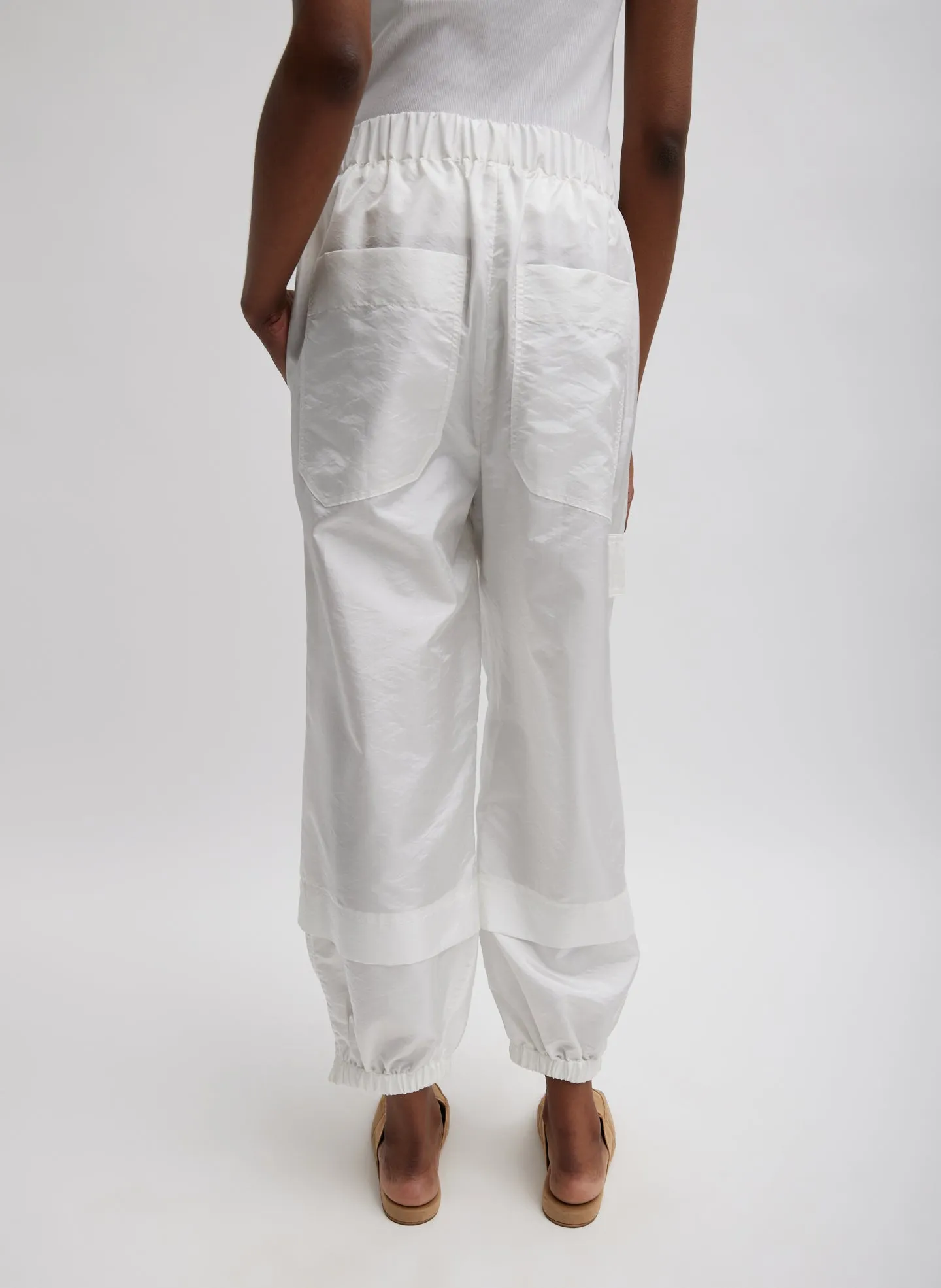 Crispy Nylon Wilt Pull On Jogger