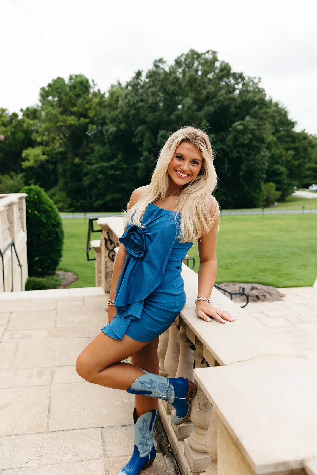 Daphne Mini Dress - Denim