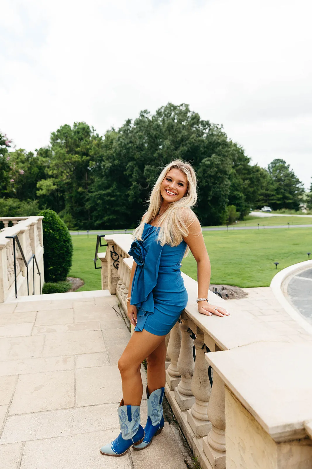 Daphne Mini Dress - Denim