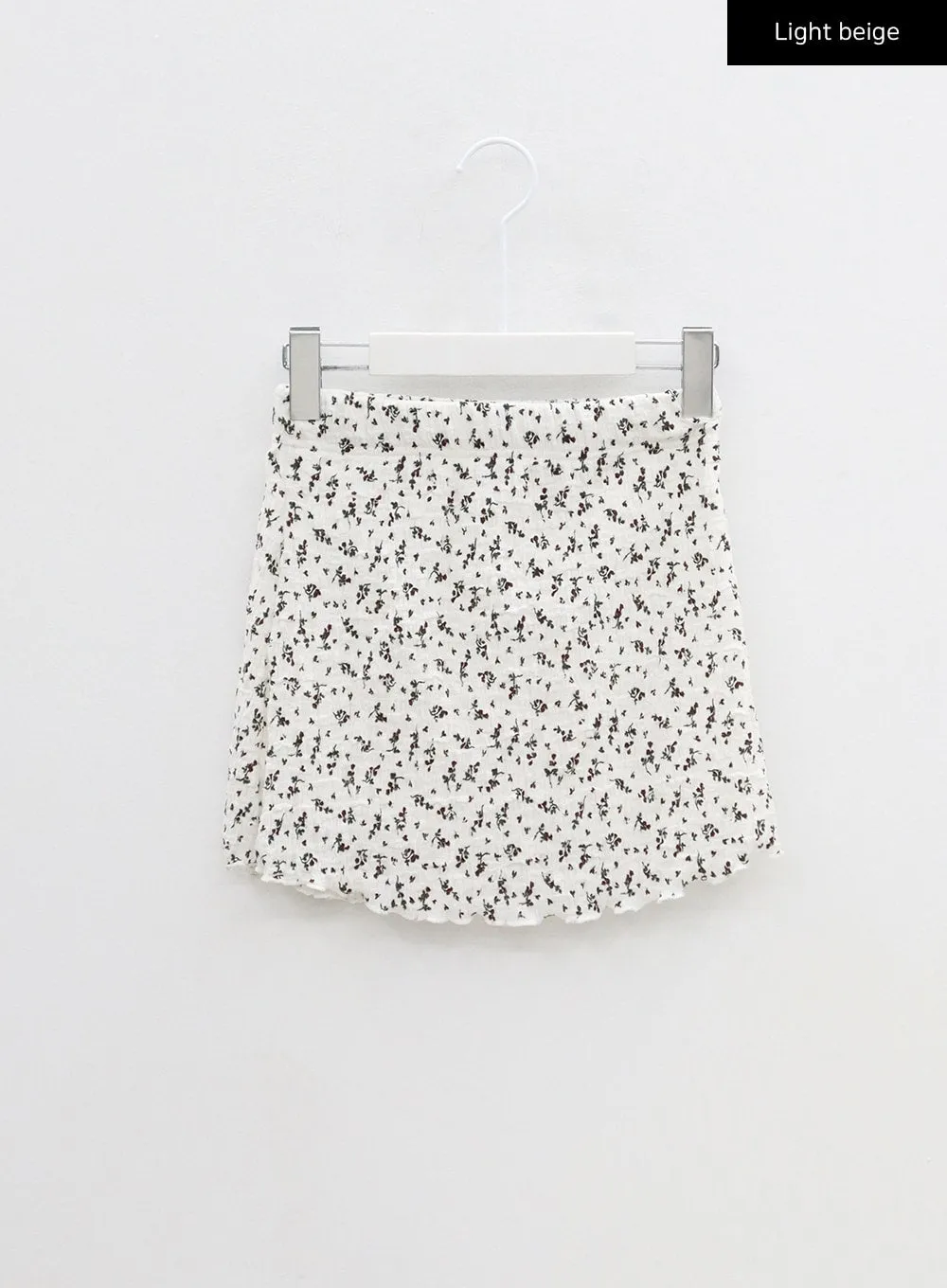 Flower Print Mini Skirt BM324