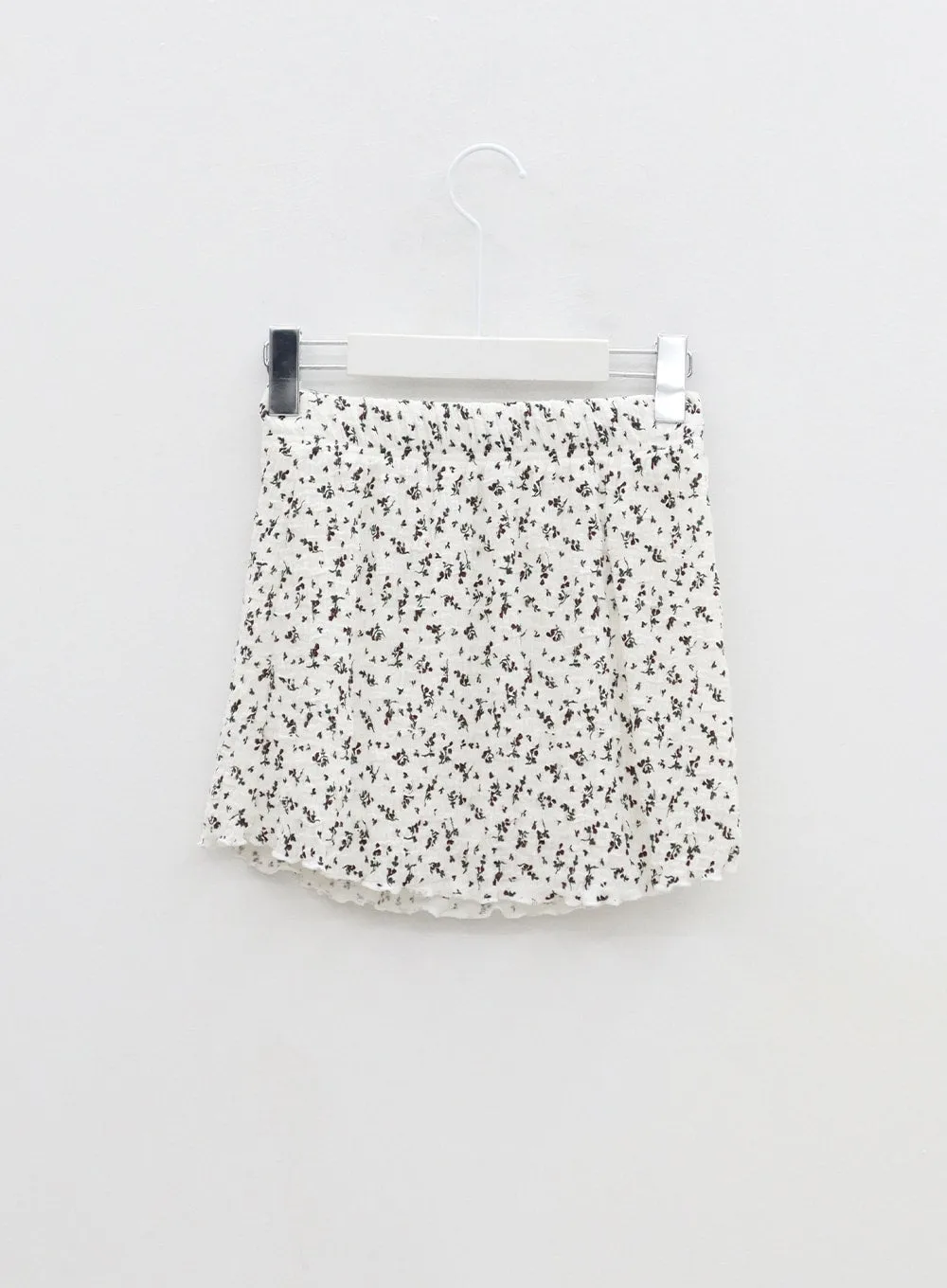 Flower Print Mini Skirt BM324