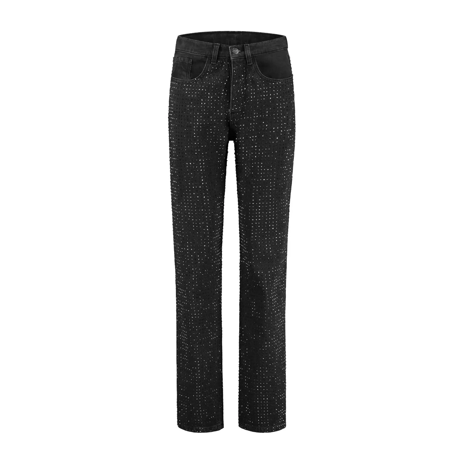 FO-MO Straight Leg Jeans Vegas Rhinestone Blackjack
