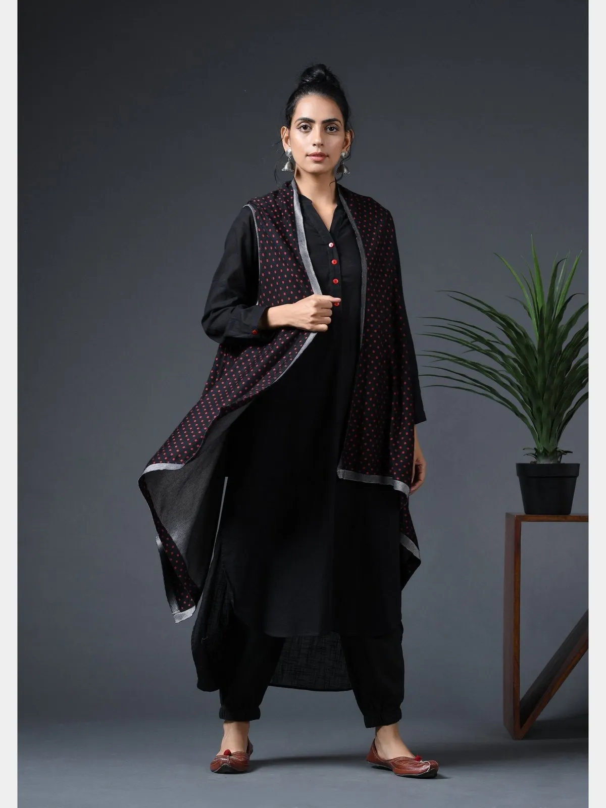 High Low Slub Tunic