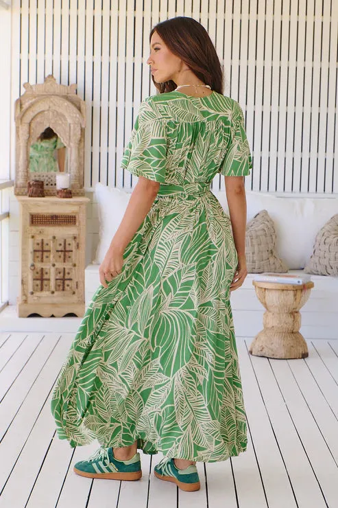 Evergreen Maxi Length Lia Dress by Jaase - Perfect for All Seasons
