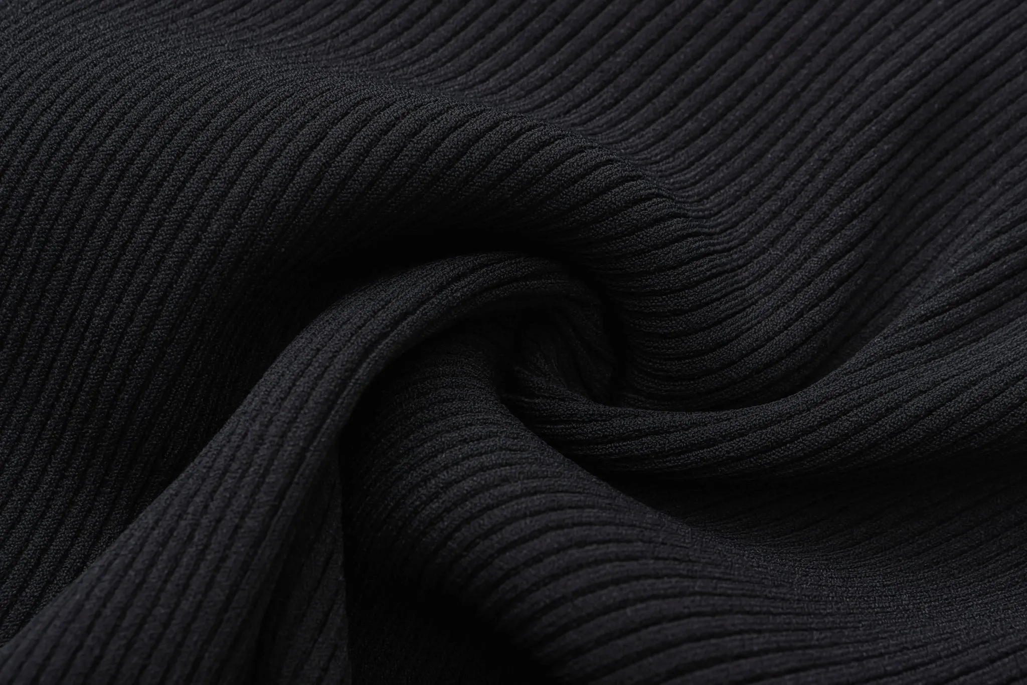 Knit Top with Asymmetrical Hem