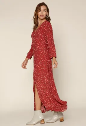 La Boheme Long Sleeve Maxi Dress