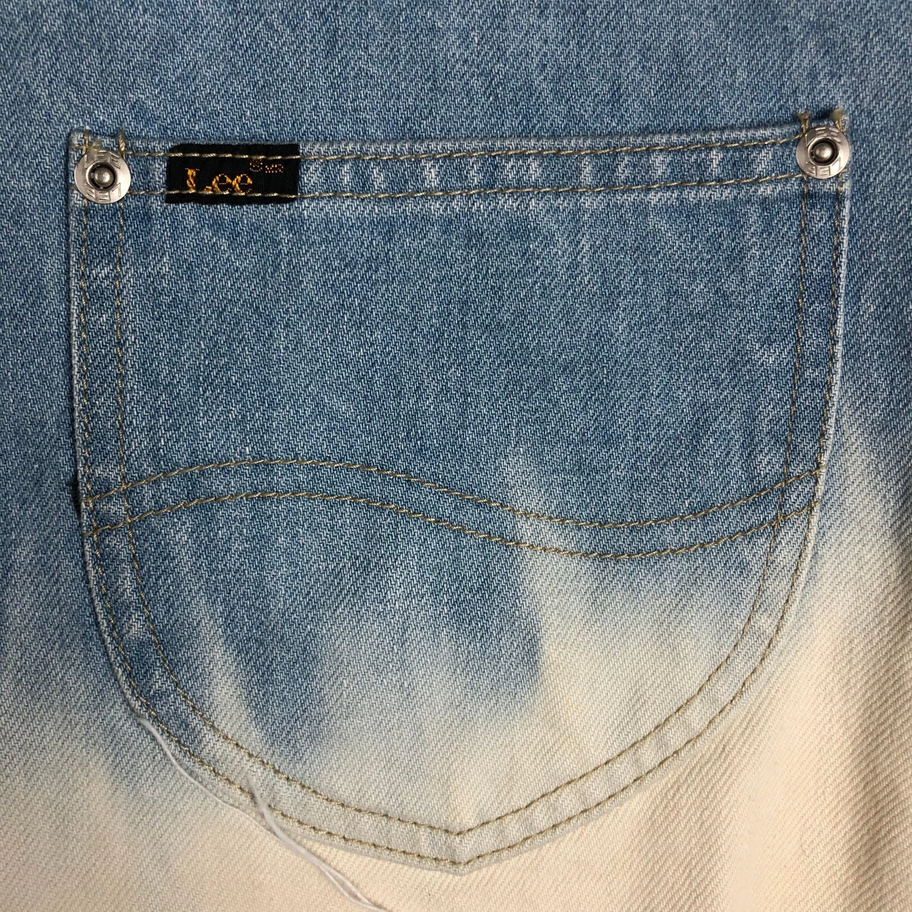 Lee Ladies Dip Dye Denim Mini Skirt - Size 8