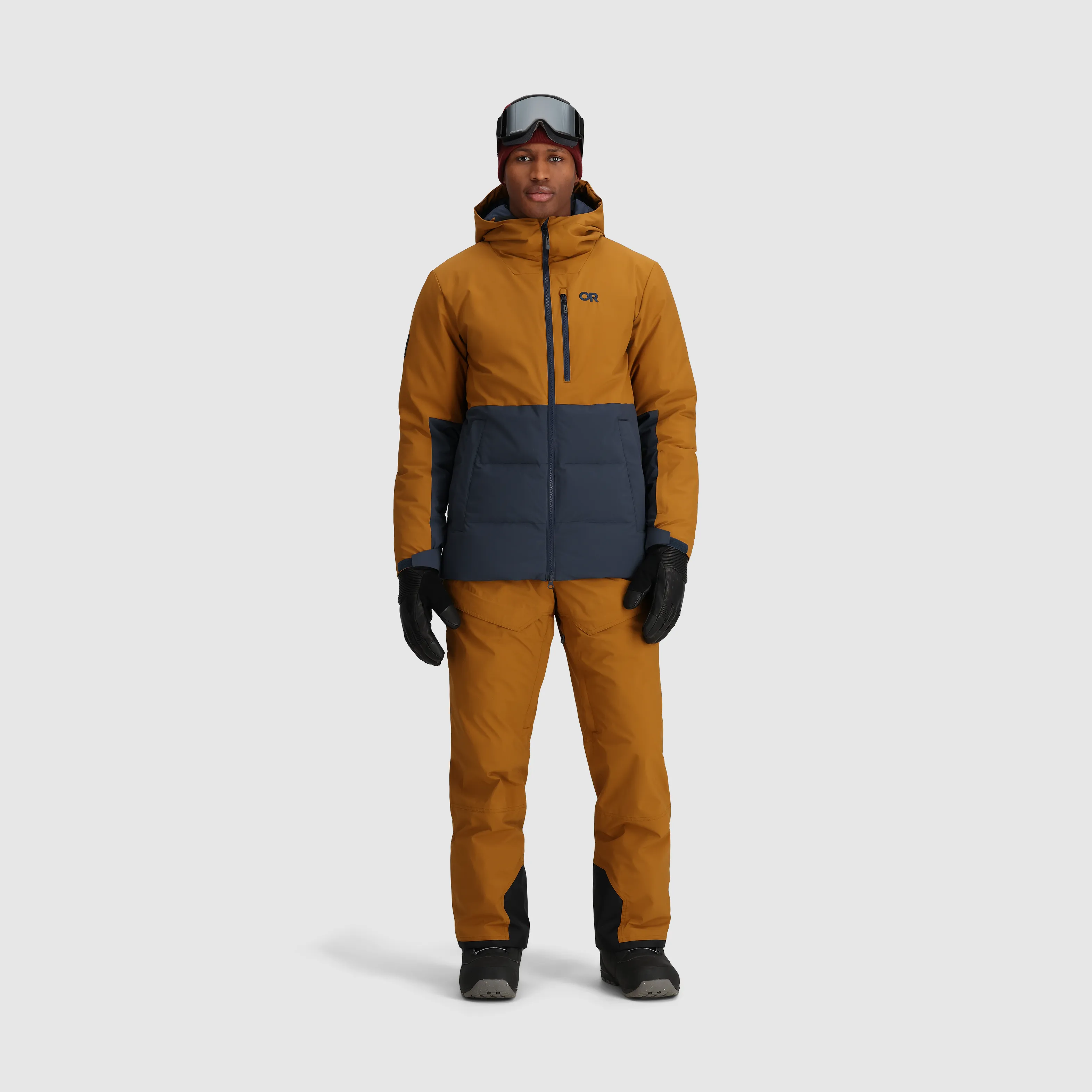 Mens Lightweight Snowcrew Down Jacket