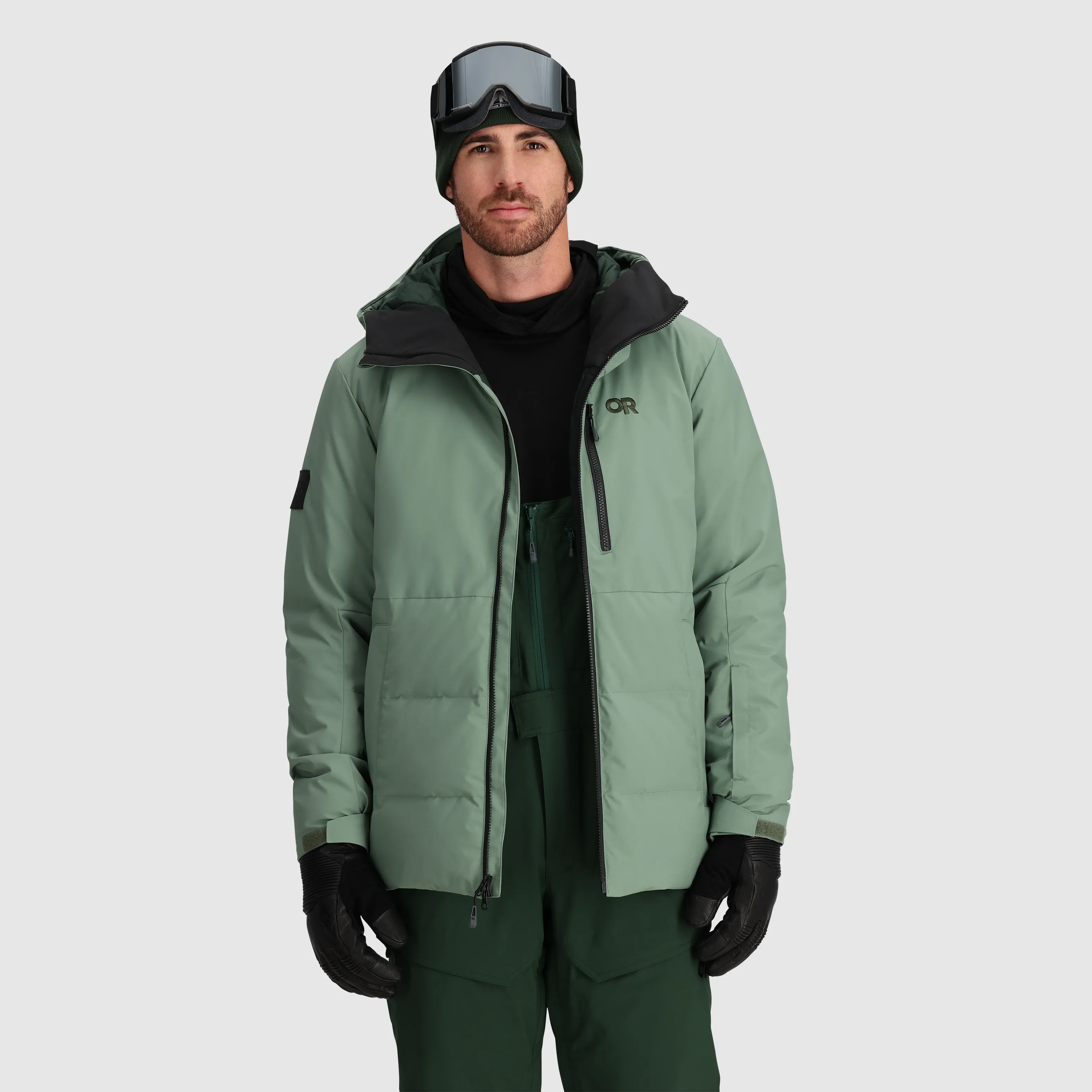 Mens Lightweight Snowcrew Down Jacket