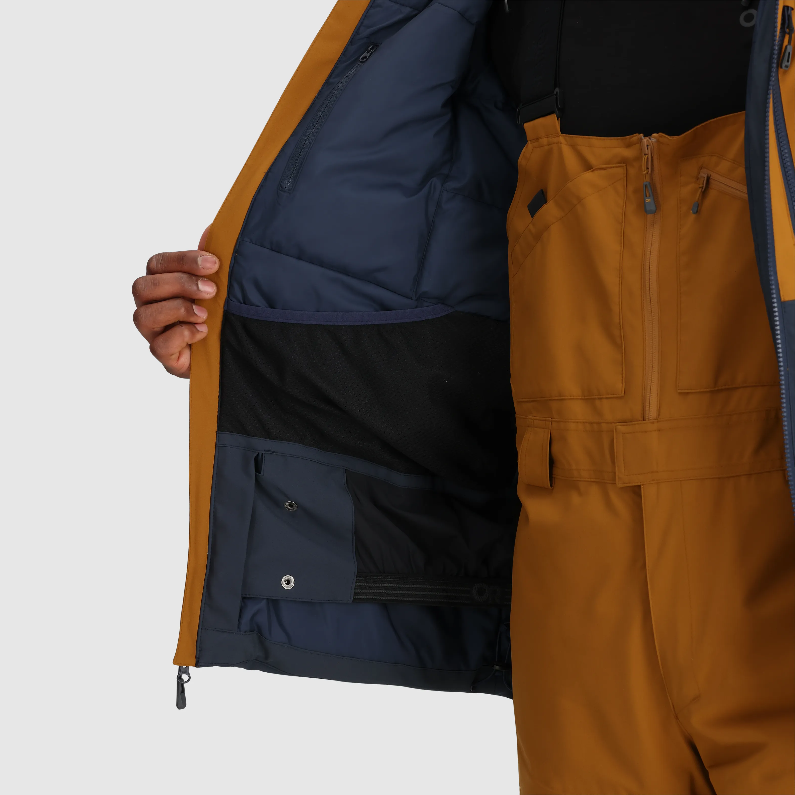 Mens Lightweight Snowcrew Down Jacket