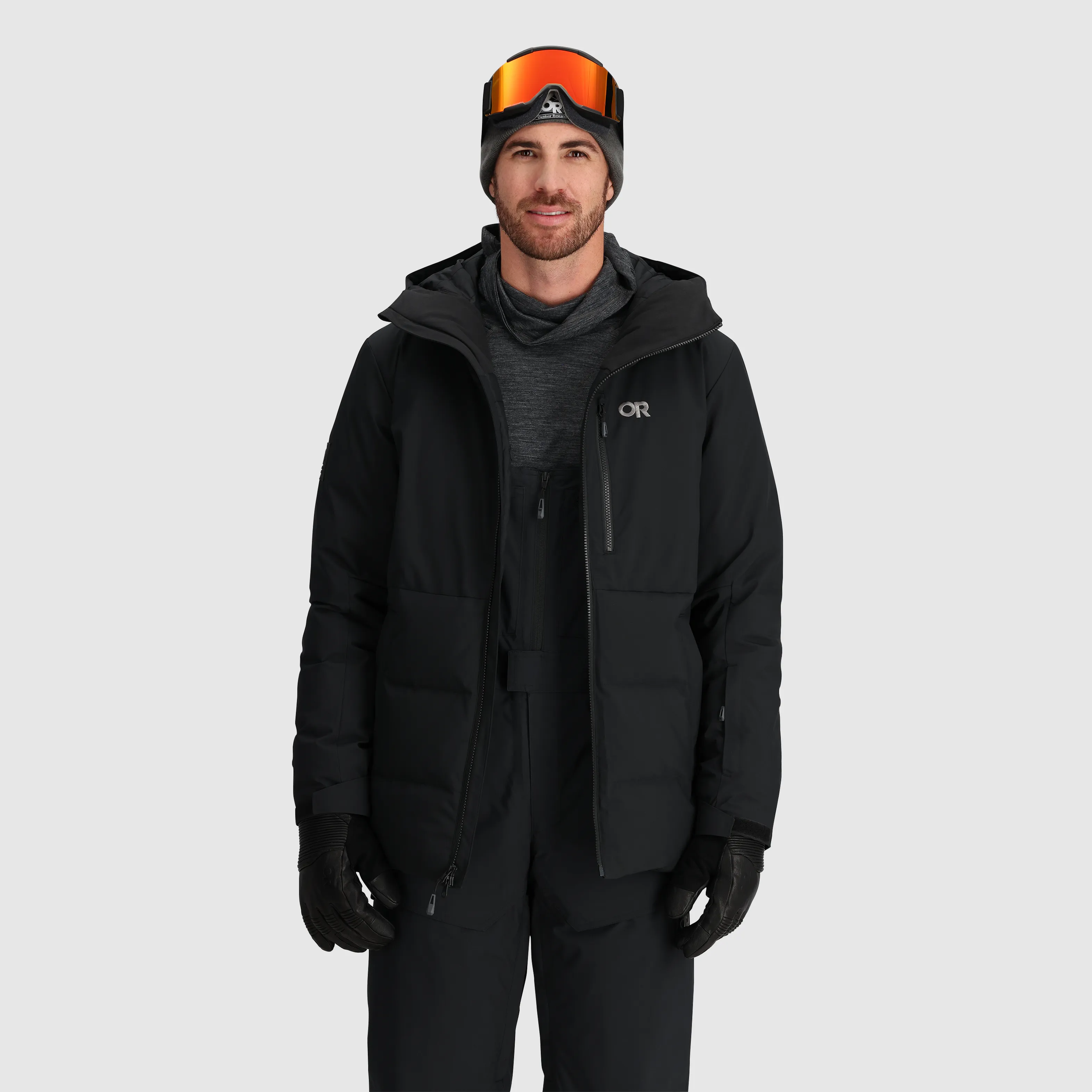 Mens Lightweight Snowcrew Down Jacket