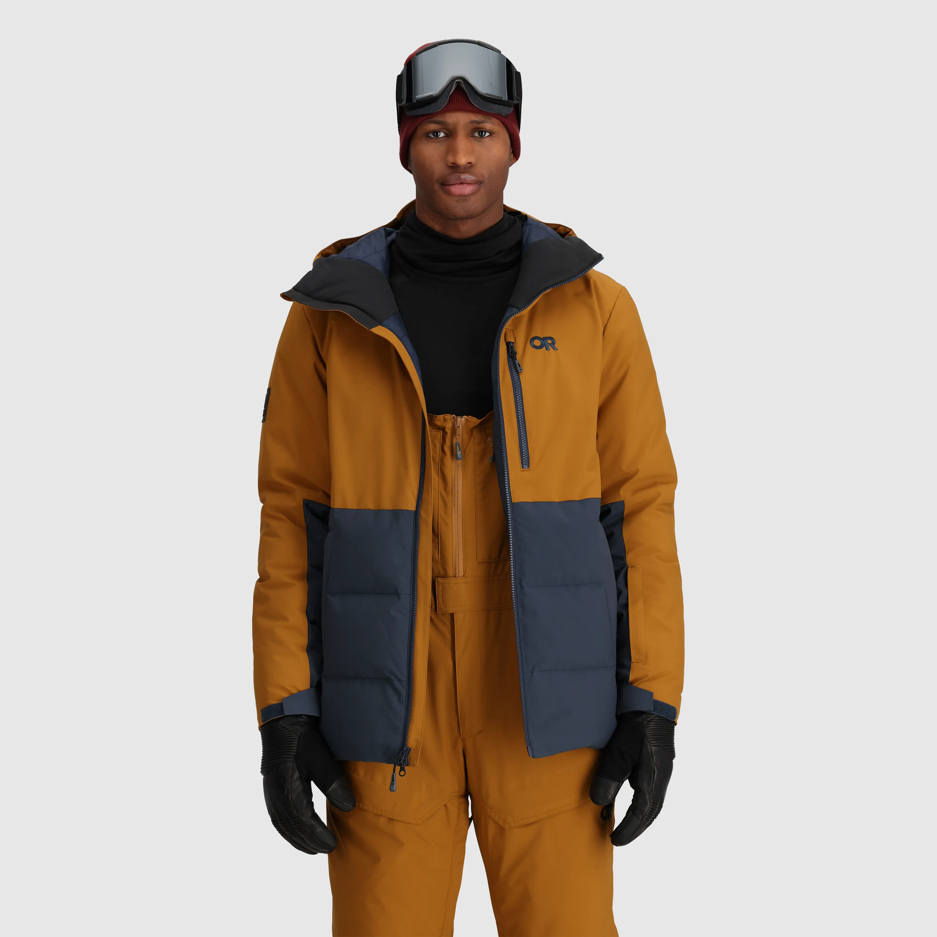 Mens Lightweight Snowcrew Down Jacket
