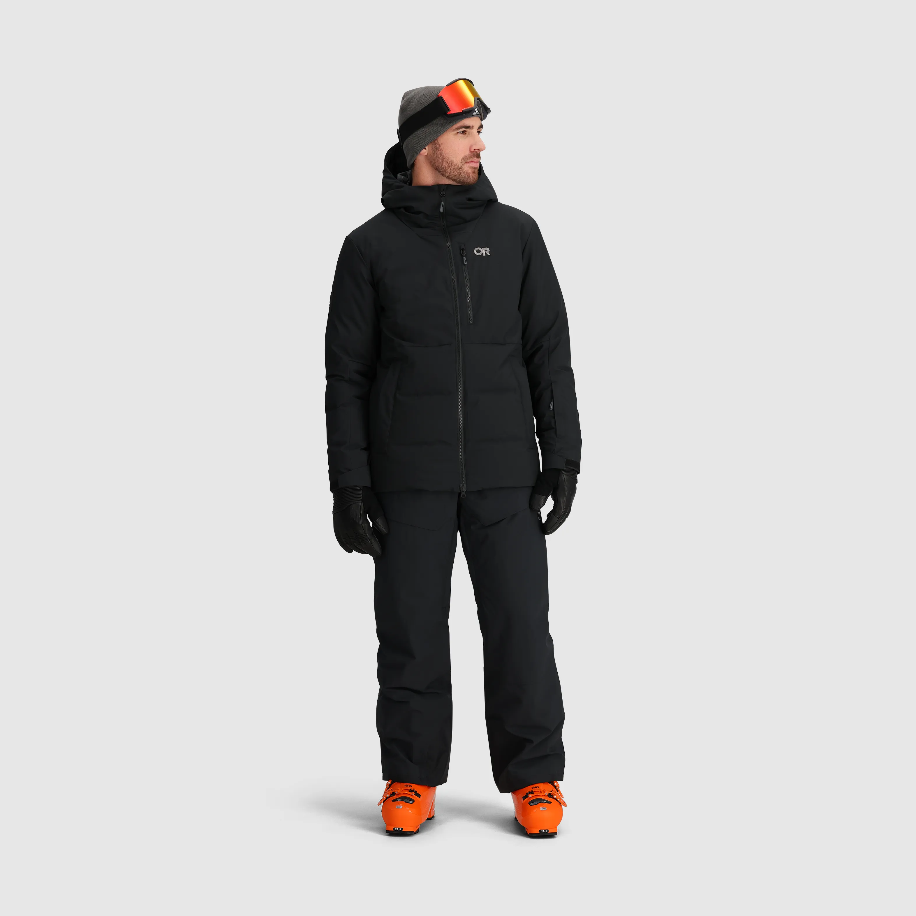 Mens Lightweight Snowcrew Down Jacket