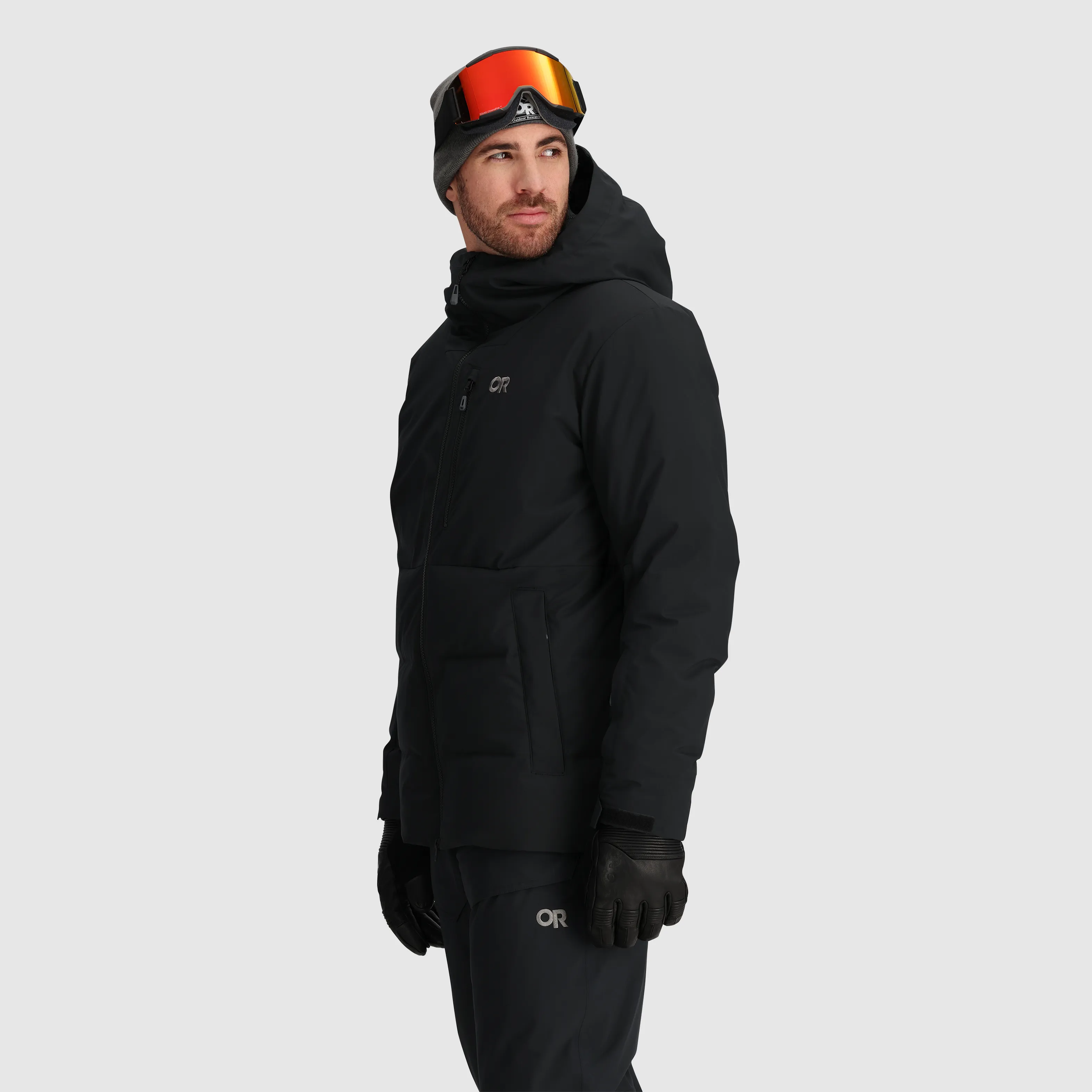 Mens Lightweight Snowcrew Down Jacket