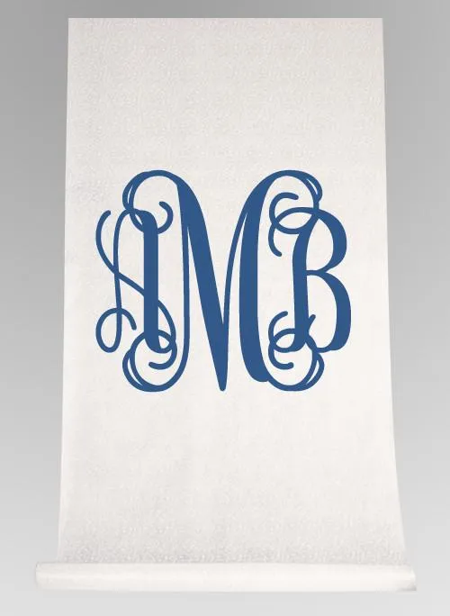Monogram Aisle Runner