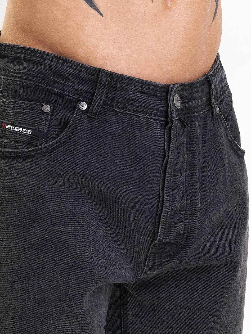 Mox Unleashed Jeans - washed black