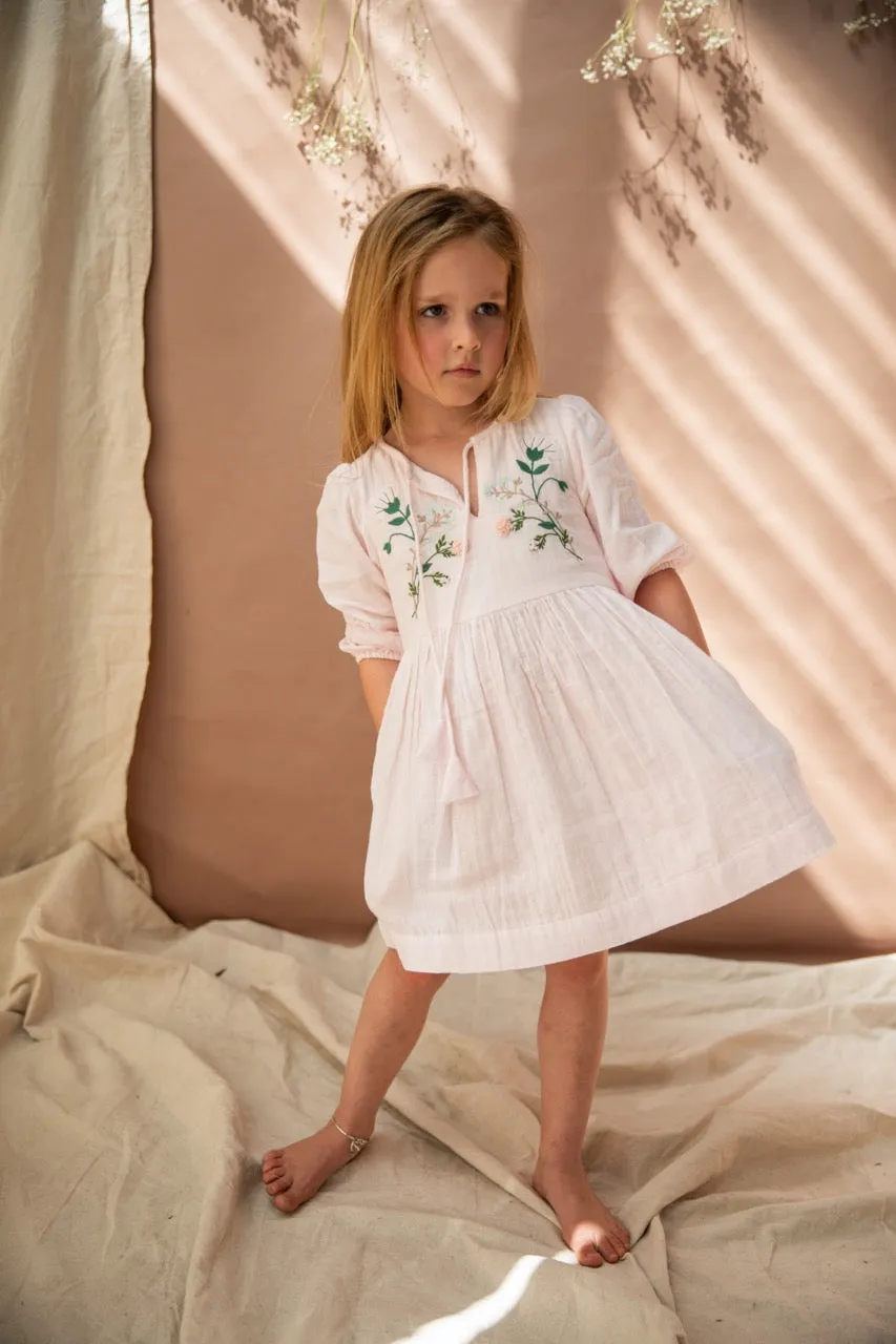 Nadia Dress-Pink Pond