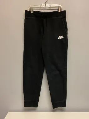 Nike Size 16 Black Cotton Nike Swoosh Pants