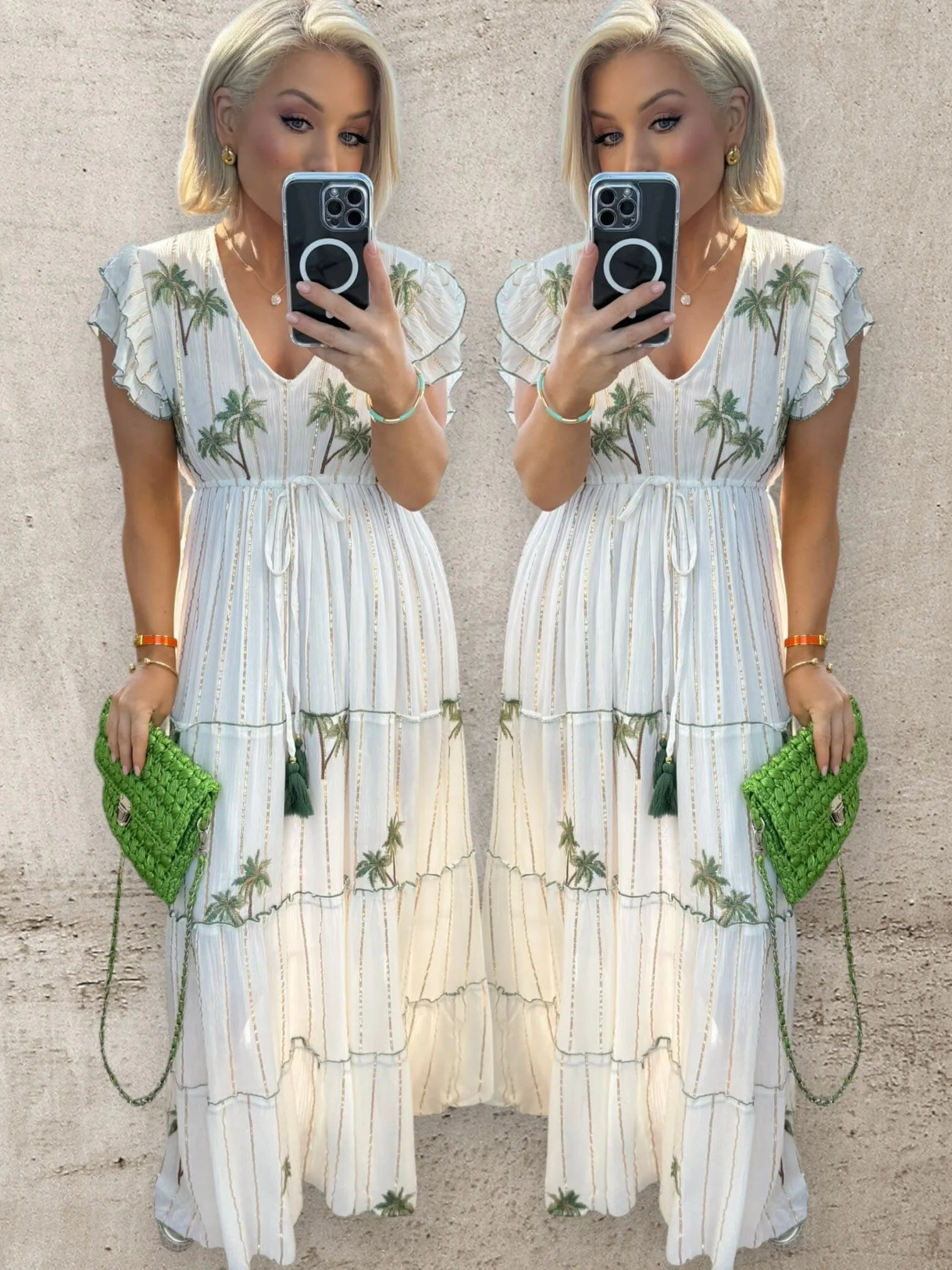 PALM COVE MAXI DRESS - WHITE