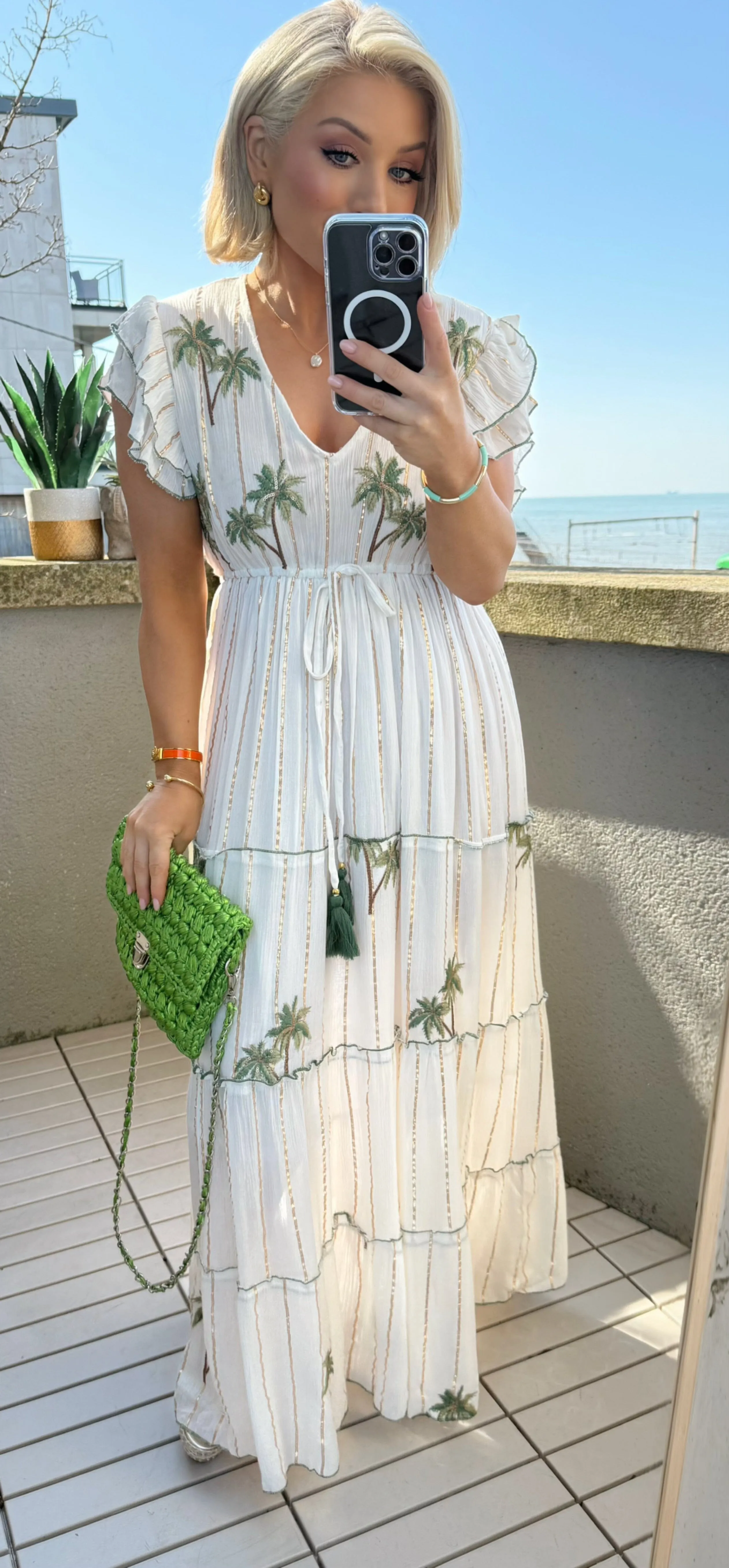 PALM COVE MAXI DRESS - WHITE