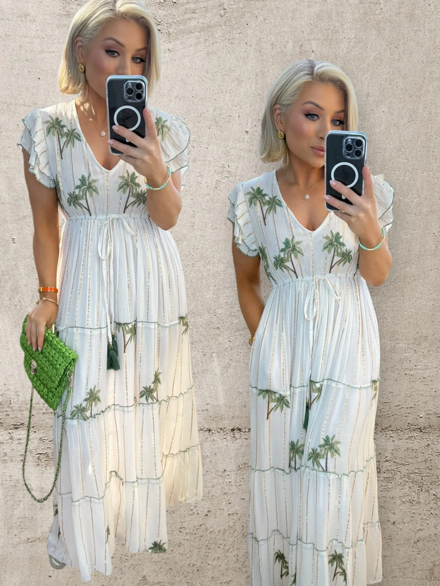 PALM COVE MAXI DRESS - WHITE
