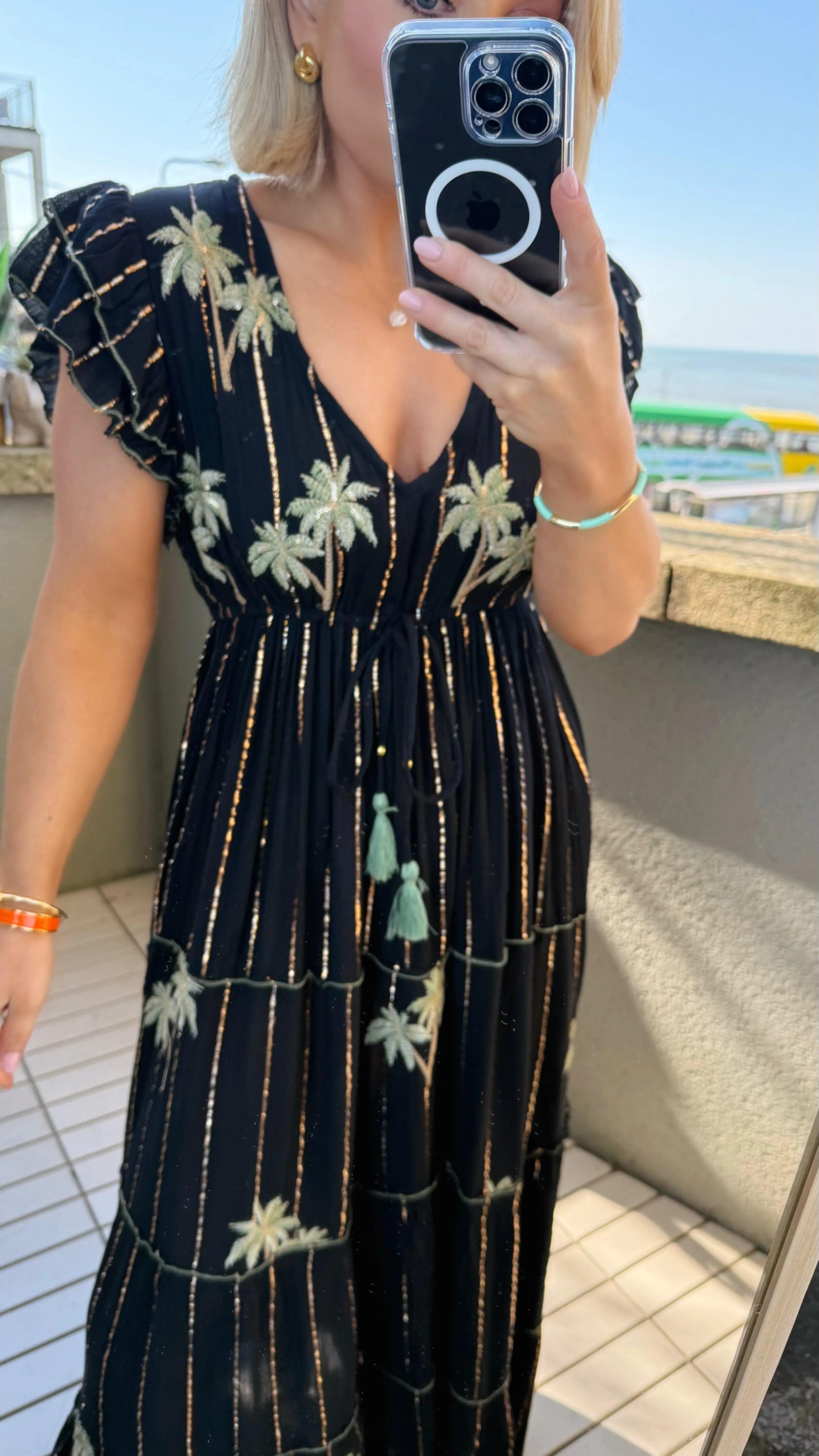 PALMA NIGHTS MAXI DRESS - BLACK