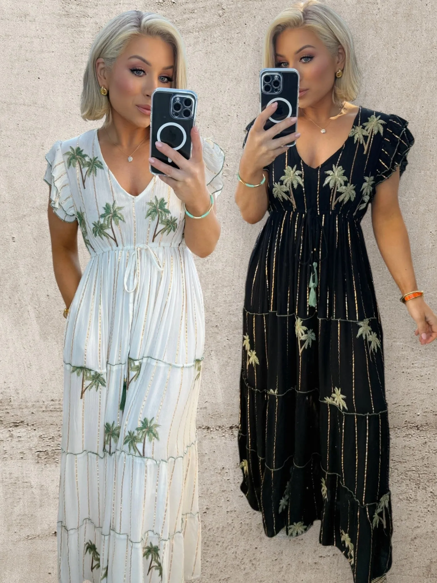 PALMA NIGHTS MAXI DRESS - BLACK