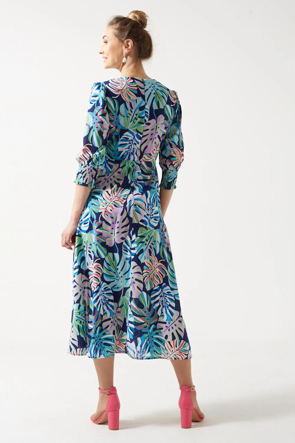 Pixie Daisy Wrap Front Dress