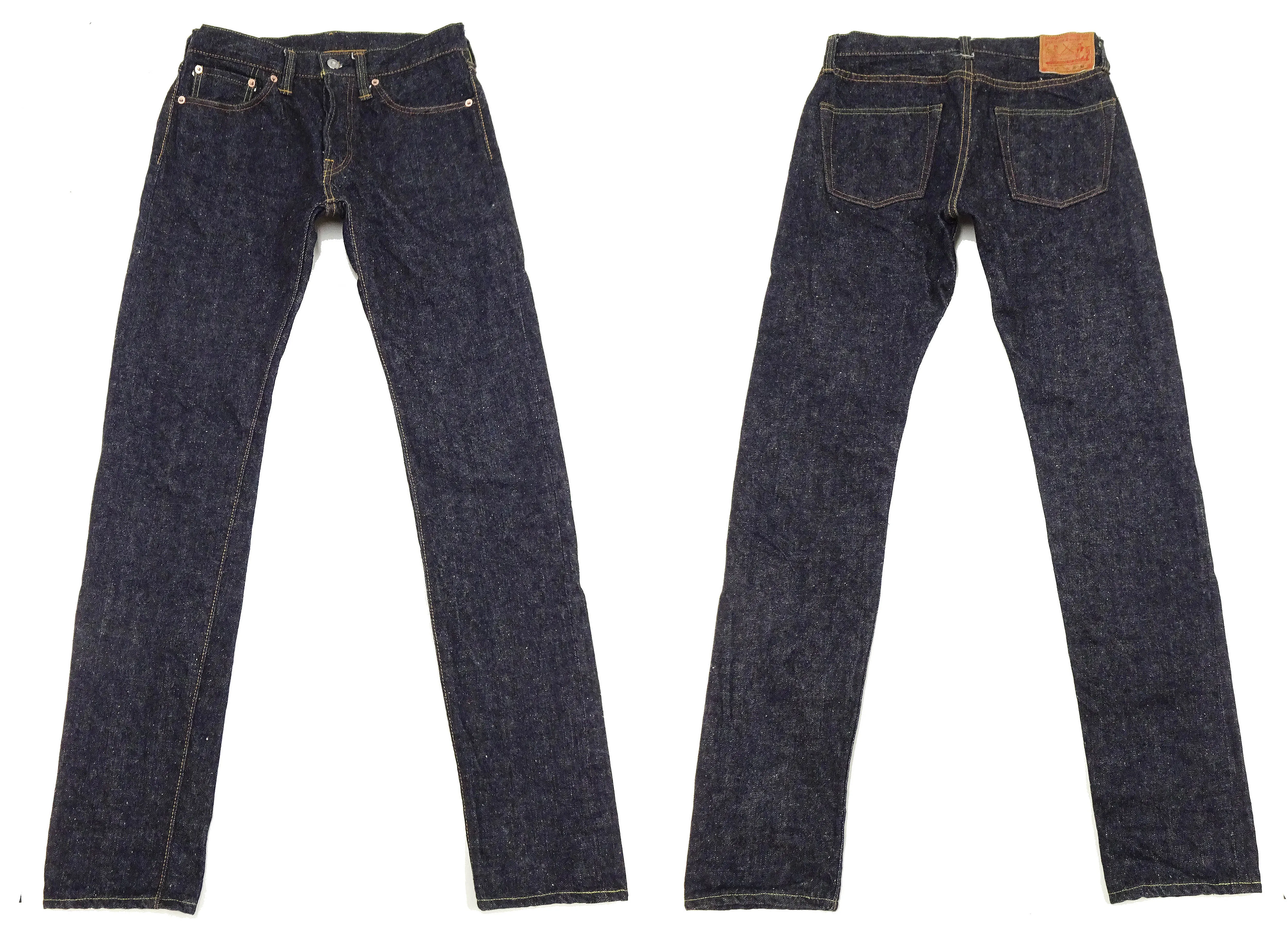 Samurai Jeans S0511XXII Men's Slim Tapered Fit One-Washed 15 Oz. Japanese Indigo Denim Pants