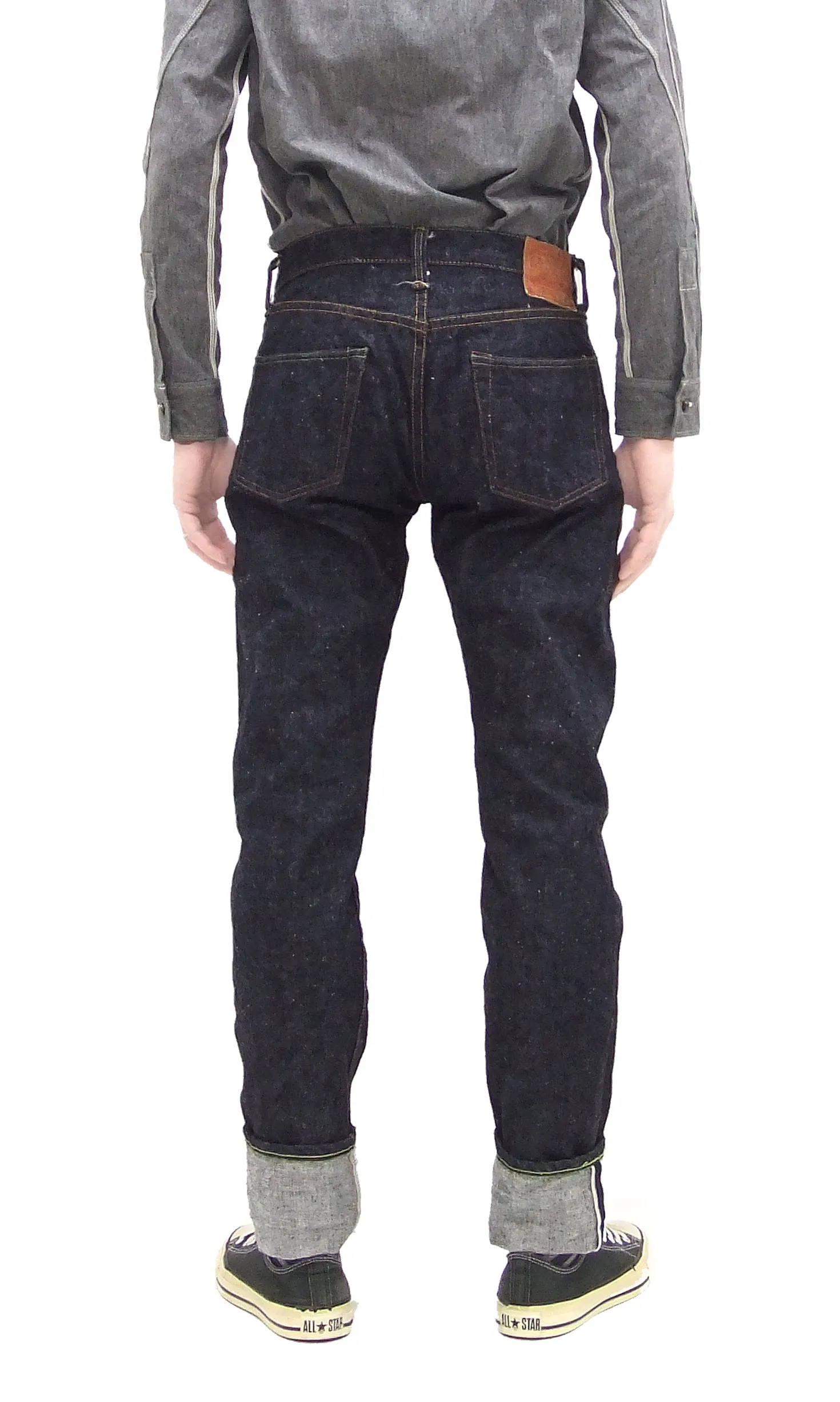 Samurai Jeans S0511XXII Men's Slim Tapered Fit One-Washed 15 Oz. Japanese Indigo Denim Pants