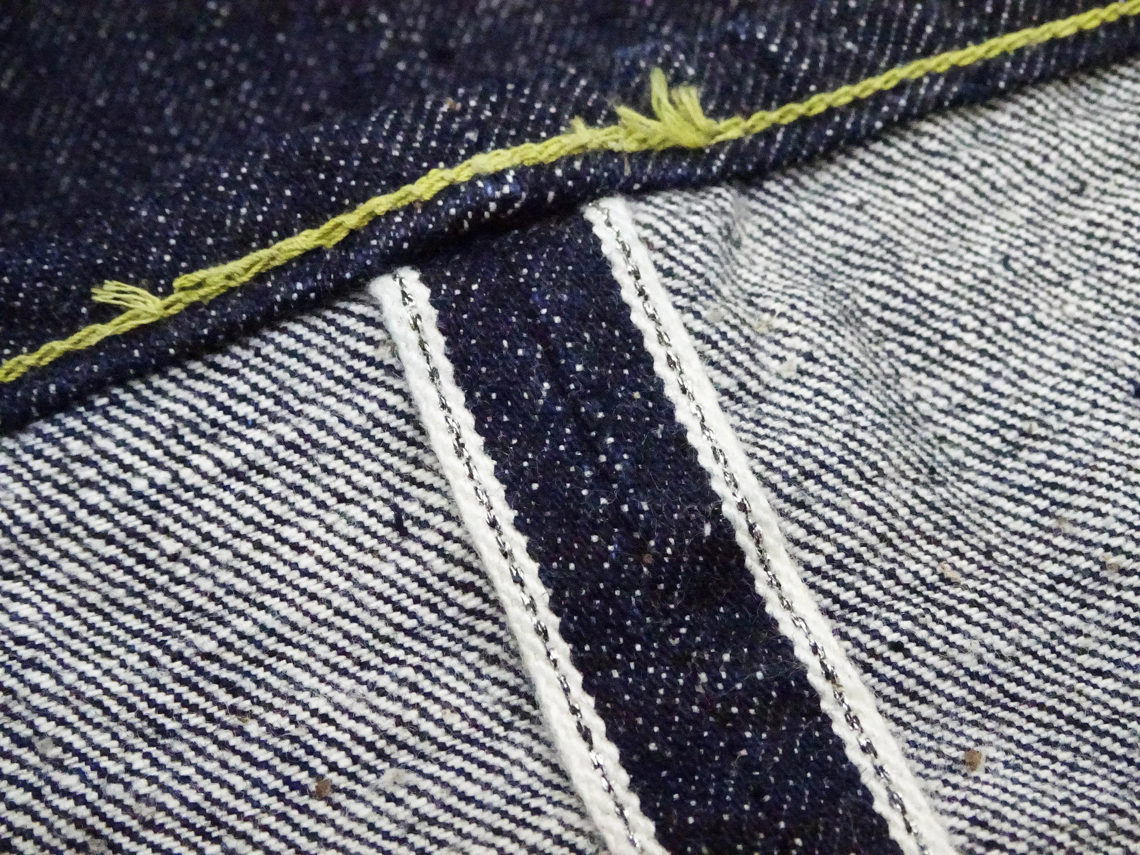 Samurai Jeans S0511XXII Men's Slim Tapered Fit One-Washed 15 Oz. Japanese Indigo Denim Pants