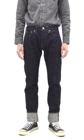 Samurai Jeans S0511XXII Men's Slim Tapered Fit One-Washed 15 Oz. Japanese Indigo Denim Pants
