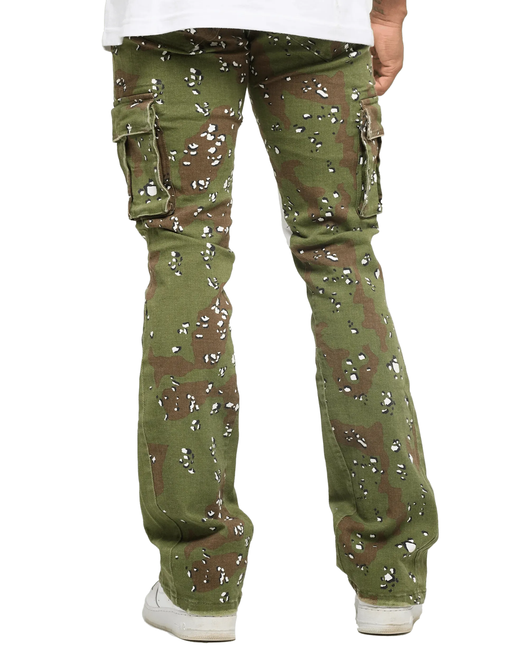 Stacked Camo Jeans 330007A