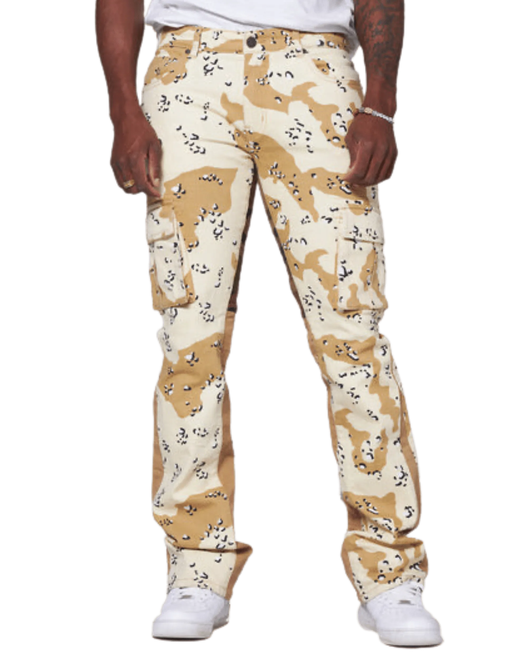 Stacked Camo Jeans 330007A