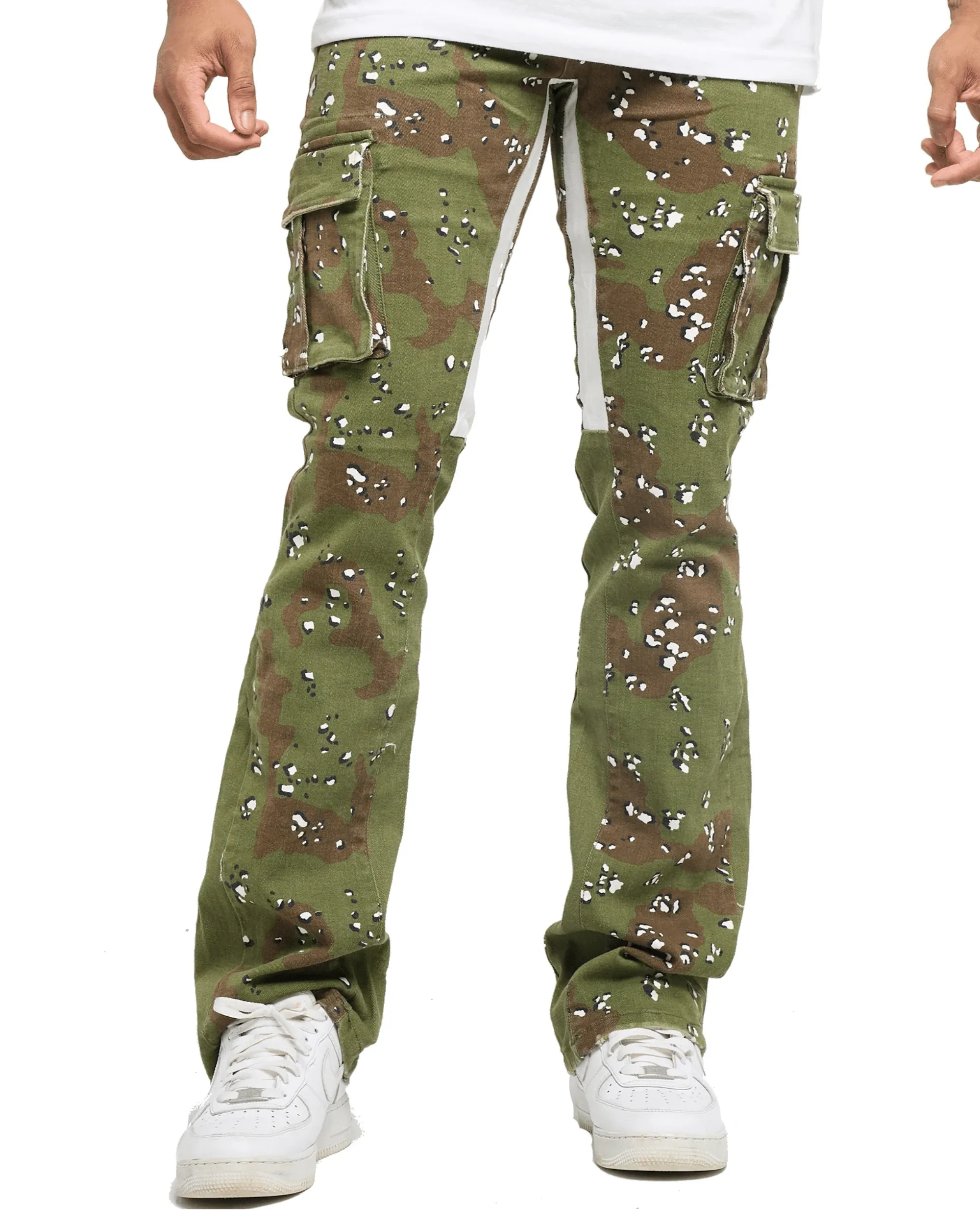 Stacked Camo Jeans 330007A